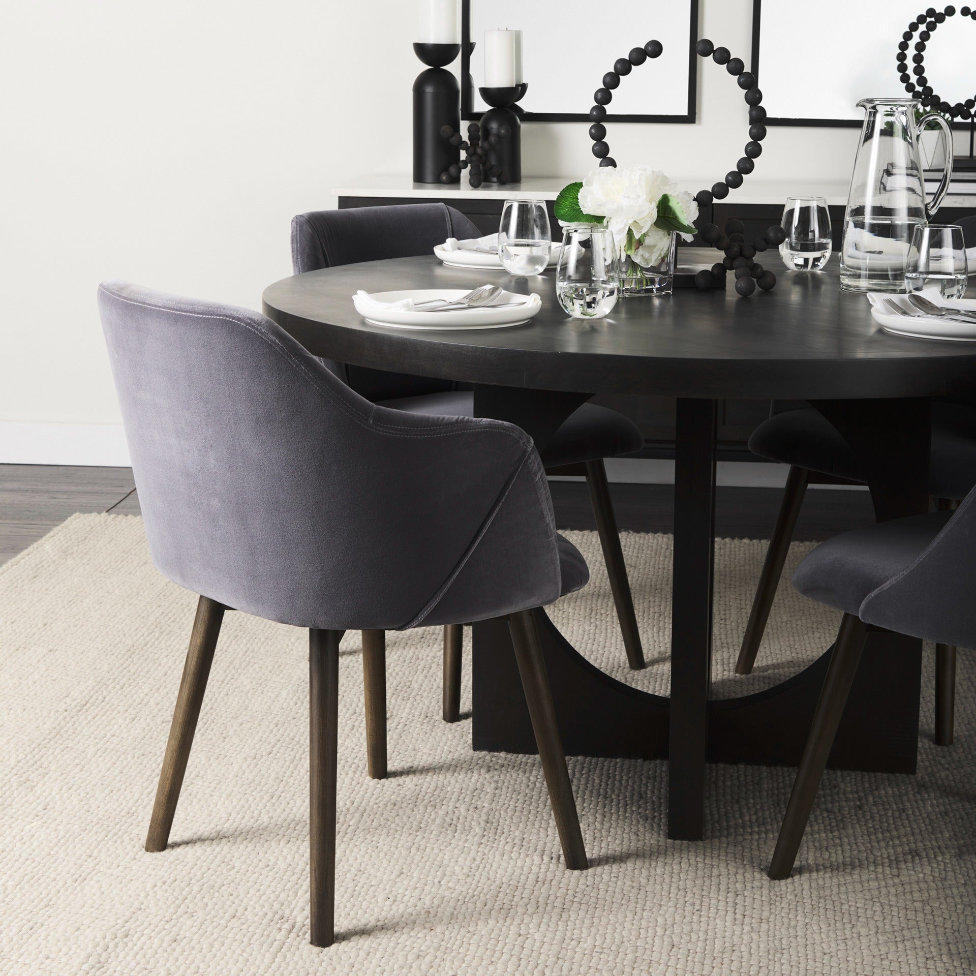 Ronald Fabric Dining Chair - Dekor Butik