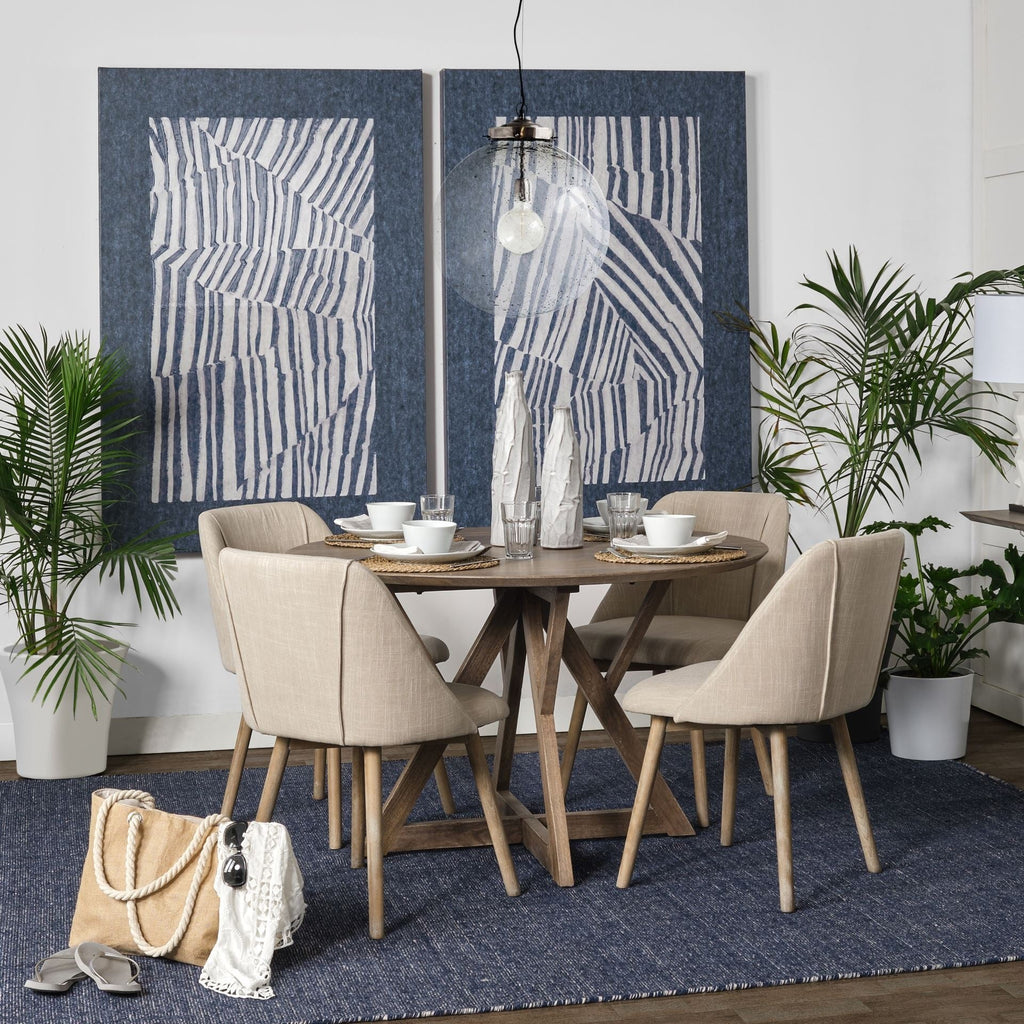 Ronald Fabric Dining Chair - Dekor Butik
