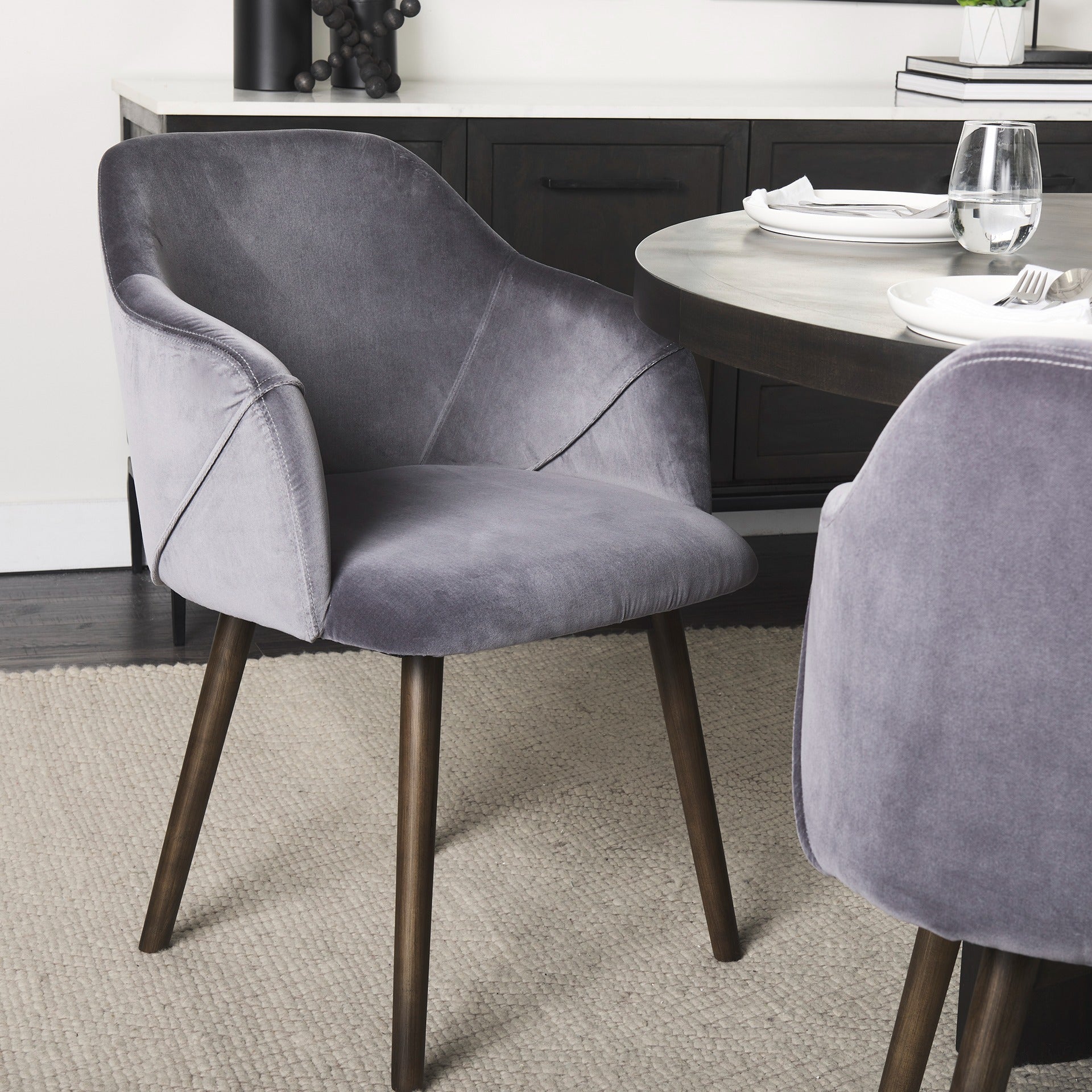 Ronald Fabric Dining Chair - Dekor Butik