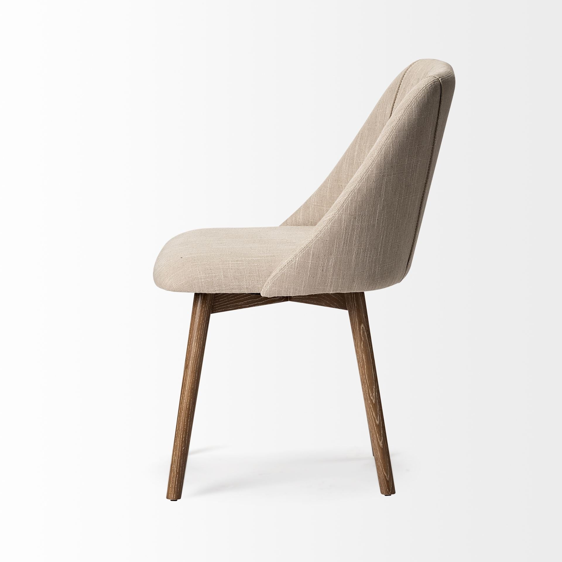 Ronald Fabric Dining Chair - Dekor Butik