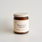 CandlesRosewood + Amethyst Candle - Dekor Butik