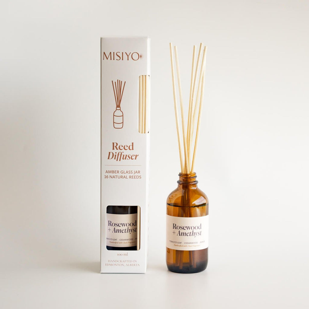 Reed DiffusersRosewood + Amethyst Reed Diffuser - Dekor Butik