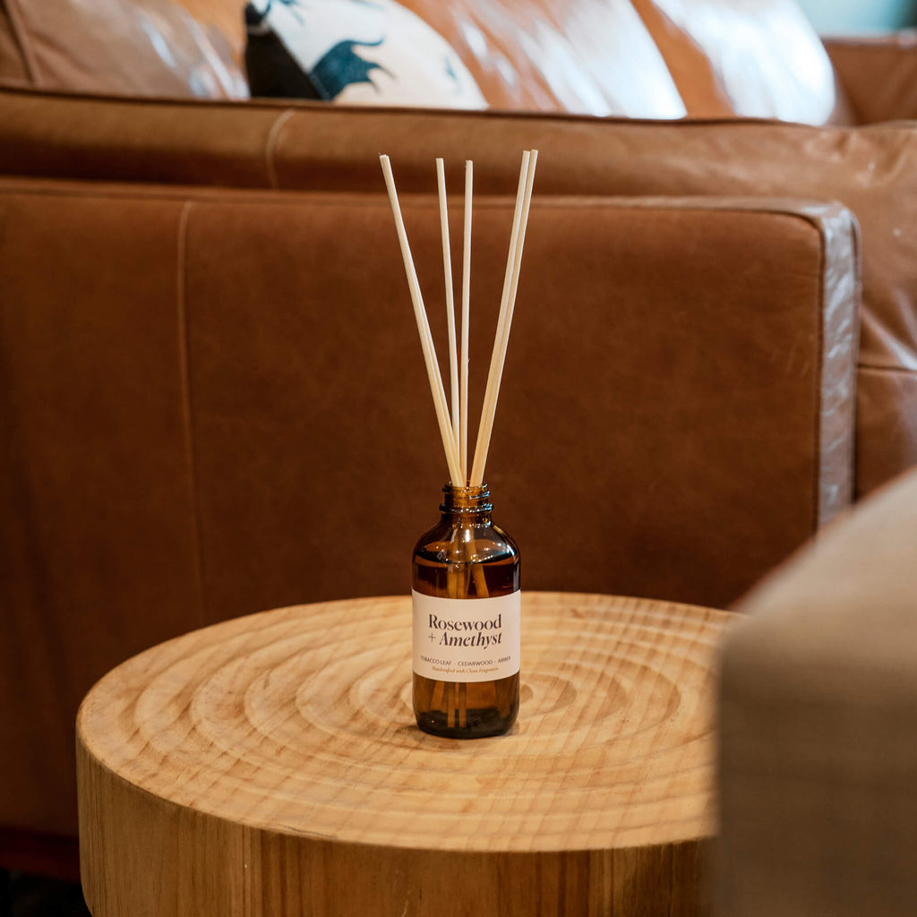 Reed DiffusersRosewood + Amethyst Reed Diffuser - Dekor Butik