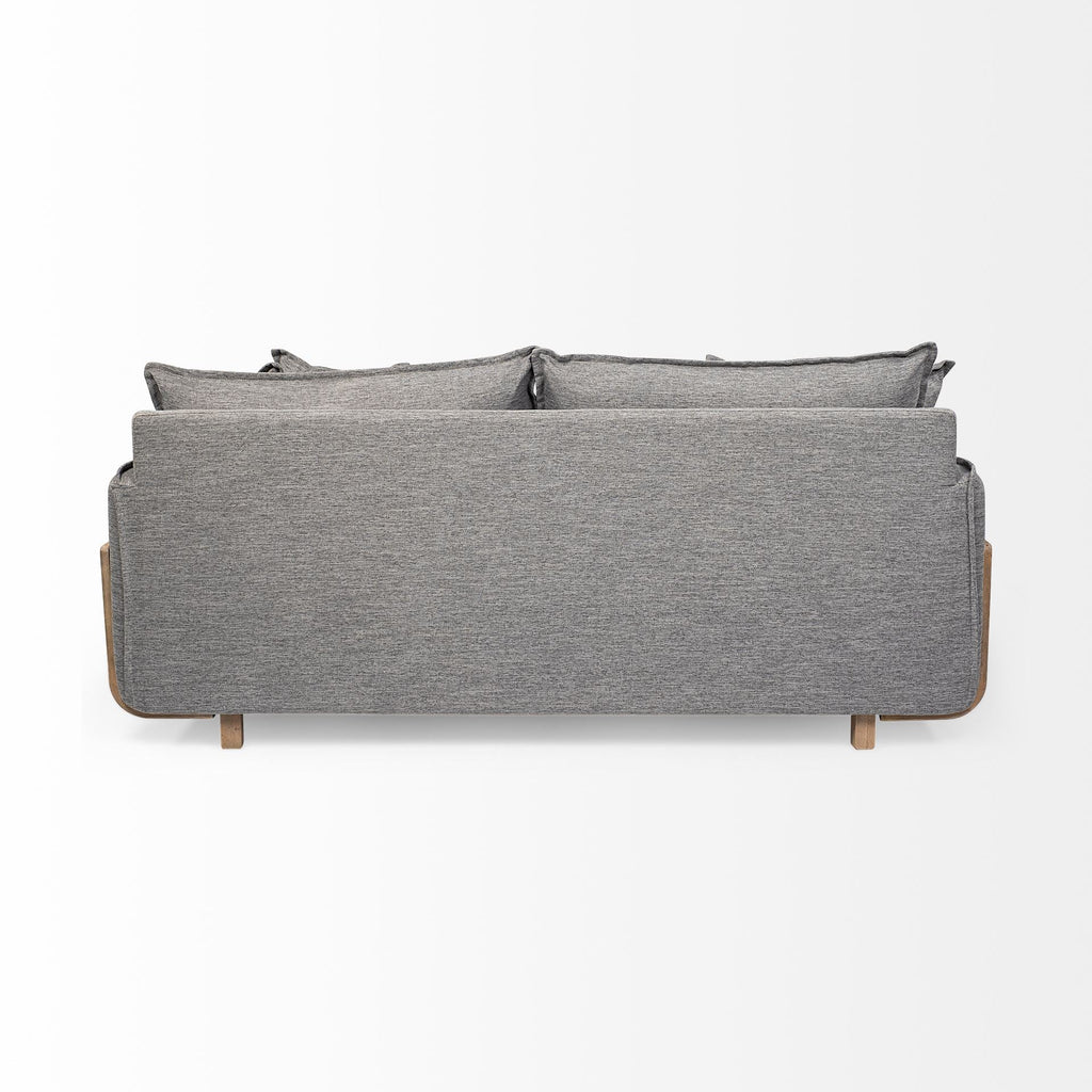 Sofas & SectionalsRoy Upholstered Sofa with Exposed Wood Frame - 4 Colour Options - Dekor Butik
