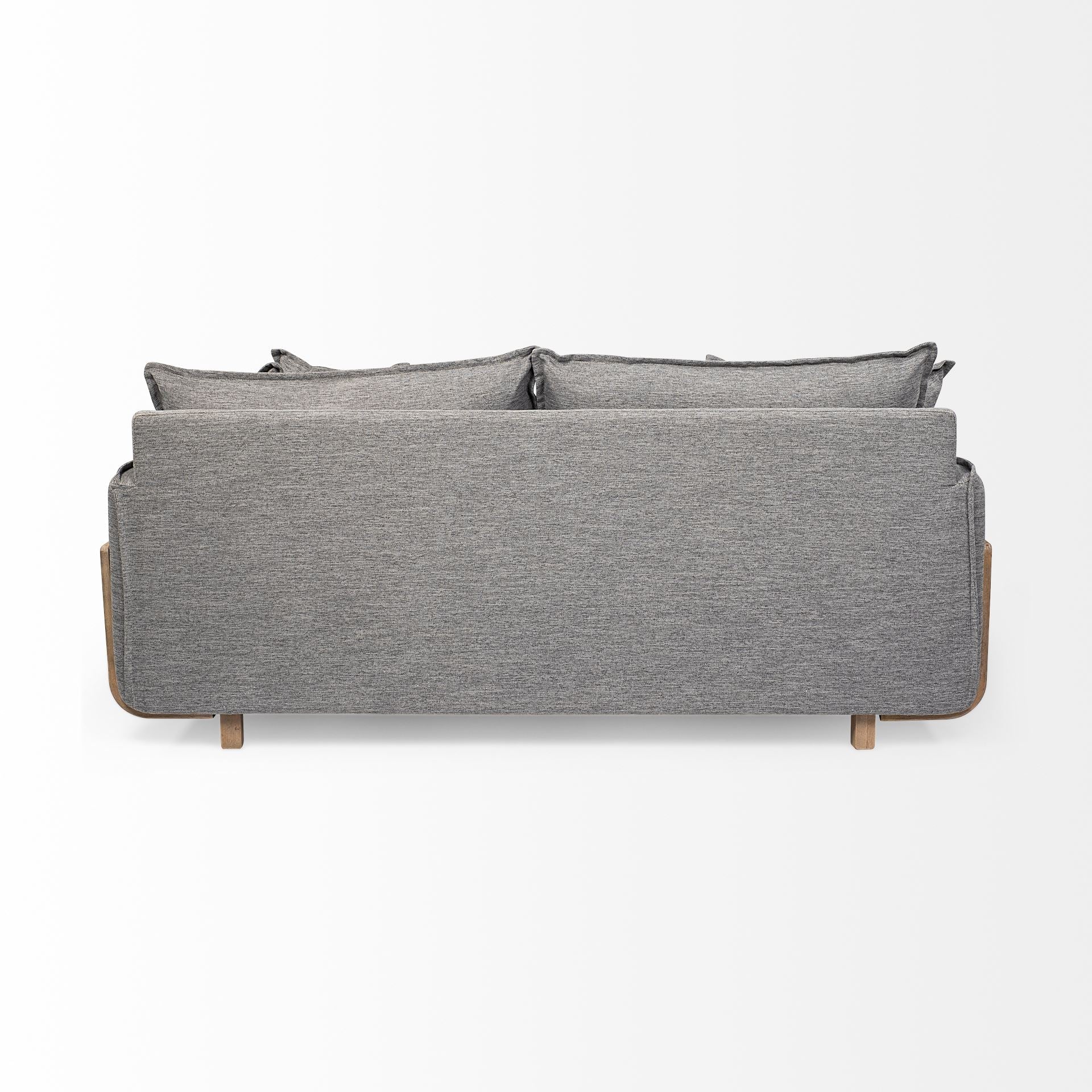 Sofas & SectionalsRoy Upholstered Sofa with Exposed Wood Frame - 4 Colour Options - Dekor Butik