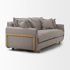 Sofas & SectionalsRoy Upholstered Sofa with Exposed Wood Frame - 4 Colour Options - Dekor Butik