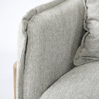 Sofas & SectionalsRoy Upholstered Sofa with Exposed Wood Frame - 4 Colour Options - Dekor Butik