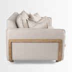 Sofas & SectionalsRoy Upholstered Sofa with Exposed Wood Frame - 4 Colour Options - Dekor Butik