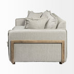Sofas & SectionalsRoy Upholstered Sofa with Exposed Wood Frame - 4 Colour Options - Dekor Butik