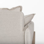 Sofas & SectionalsRoy Upholstered Sofa with Exposed Wood Frame - 4 Colour Options - Dekor Butik