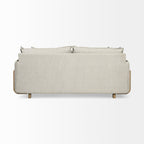 Sofas & SectionalsRoy Upholstered Sofa with Exposed Wood Frame - 4 Colour Options - Dekor Butik