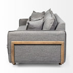 Sofas & SectionalsRoy Upholstered Sofa with Exposed Wood Frame - 4 Colour Options - Dekor Butik