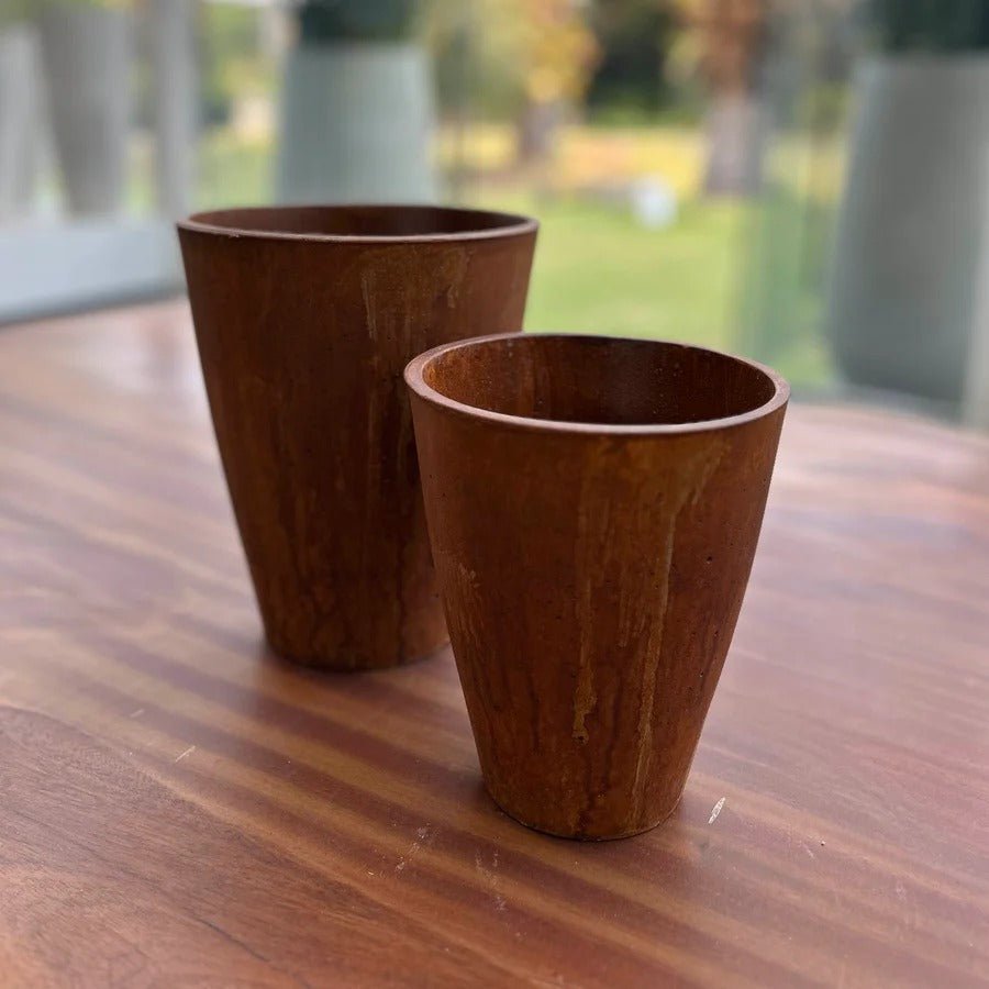 Rustic Small Vase - Corten - Dekor Butik