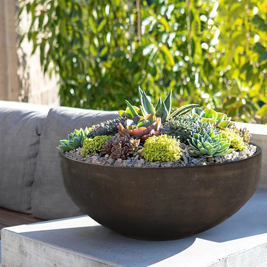 Rustic Tapered Bowl - Rustic Brown - Dekor Butik