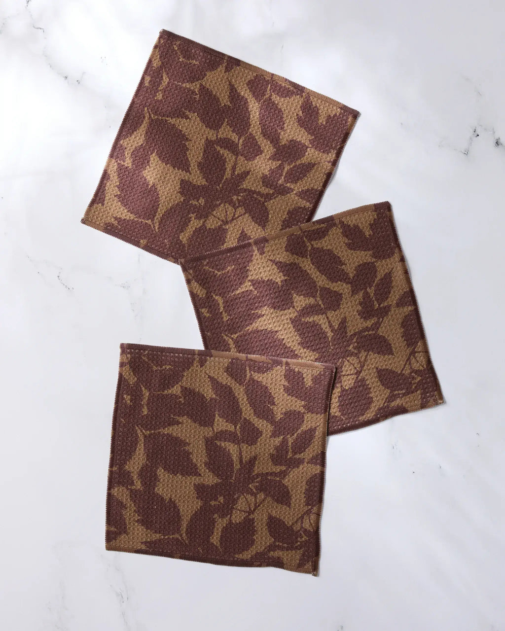 Rustle Leaves Dishcloth Set of 3 - Dekor Butik