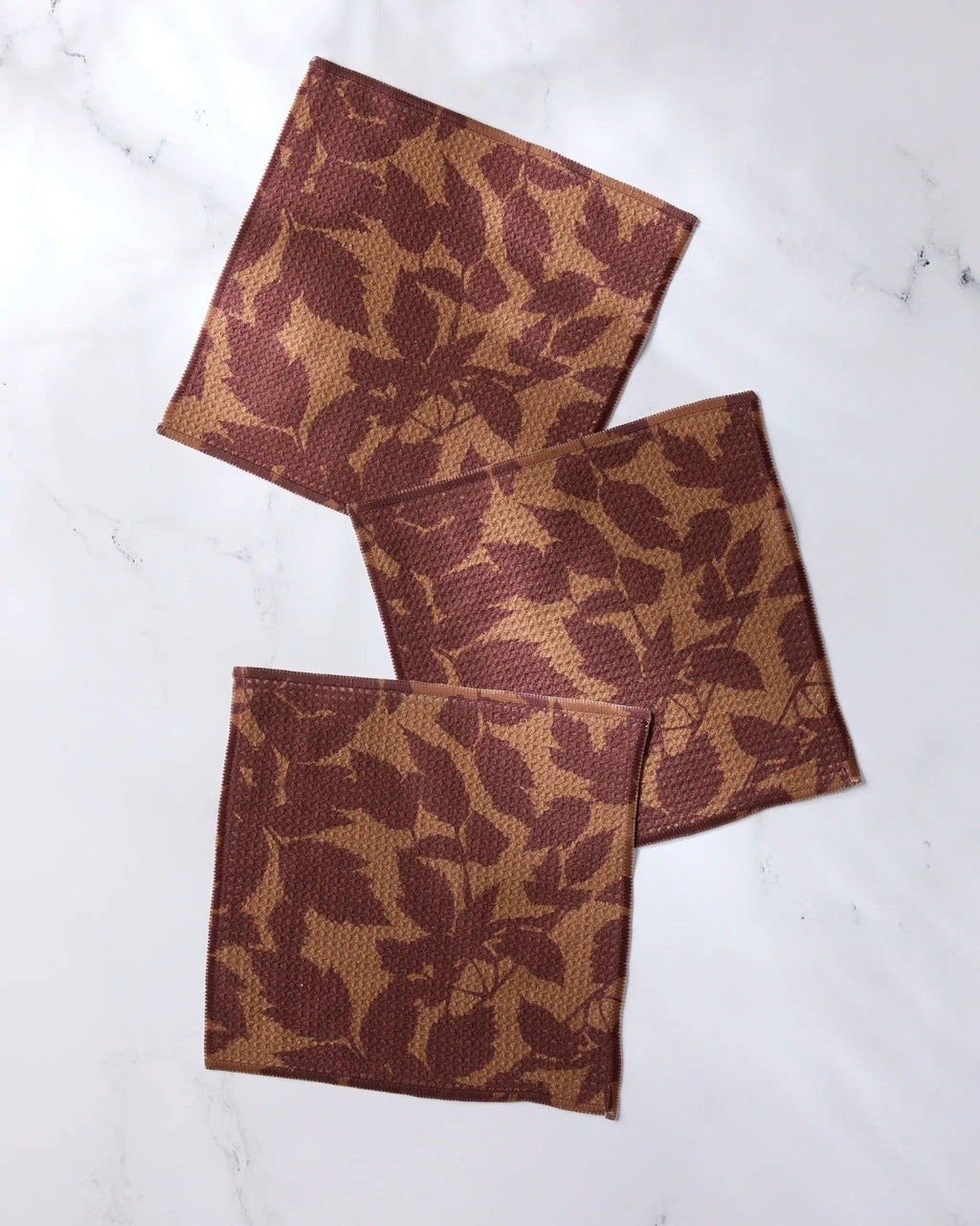 Rustle Leaves Dishcloth Set of 3 - Dekor Butik