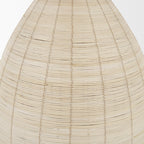 Saliha Cane w/ Brass Metal Pendant Light - Dekor Butik