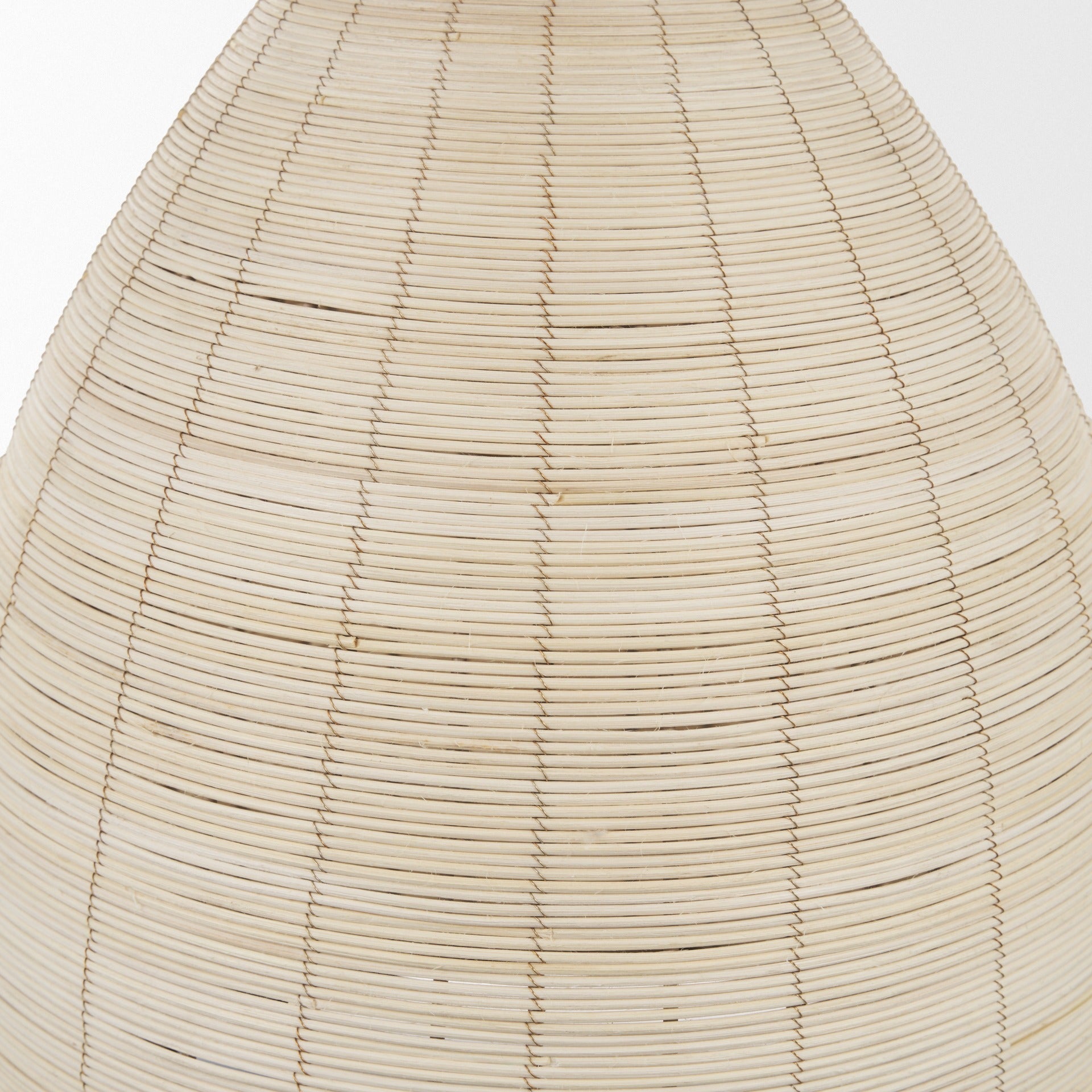 Saliha Cane w/ Brass Metal Pendant Light - Dekor Butik