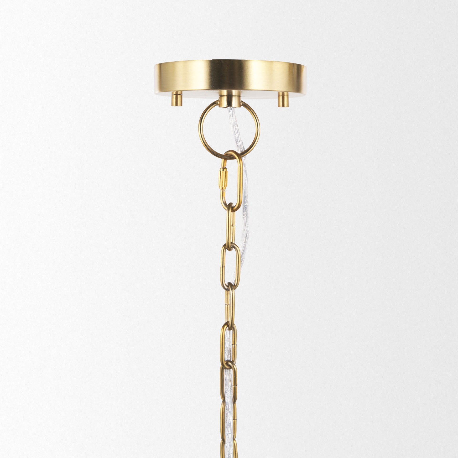 Saliha Cane w/ Brass Metal Pendant Light - Dekor Butik
