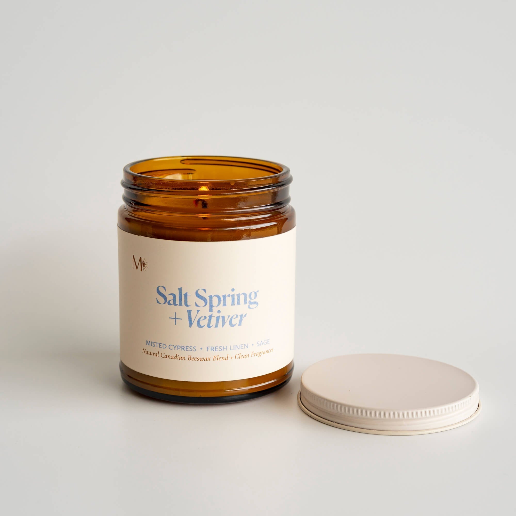 CandlesSalt Spring + Vetiver Candle - Dekor Butik