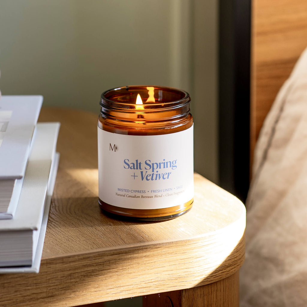 Salt Spring + Vetiver Candle