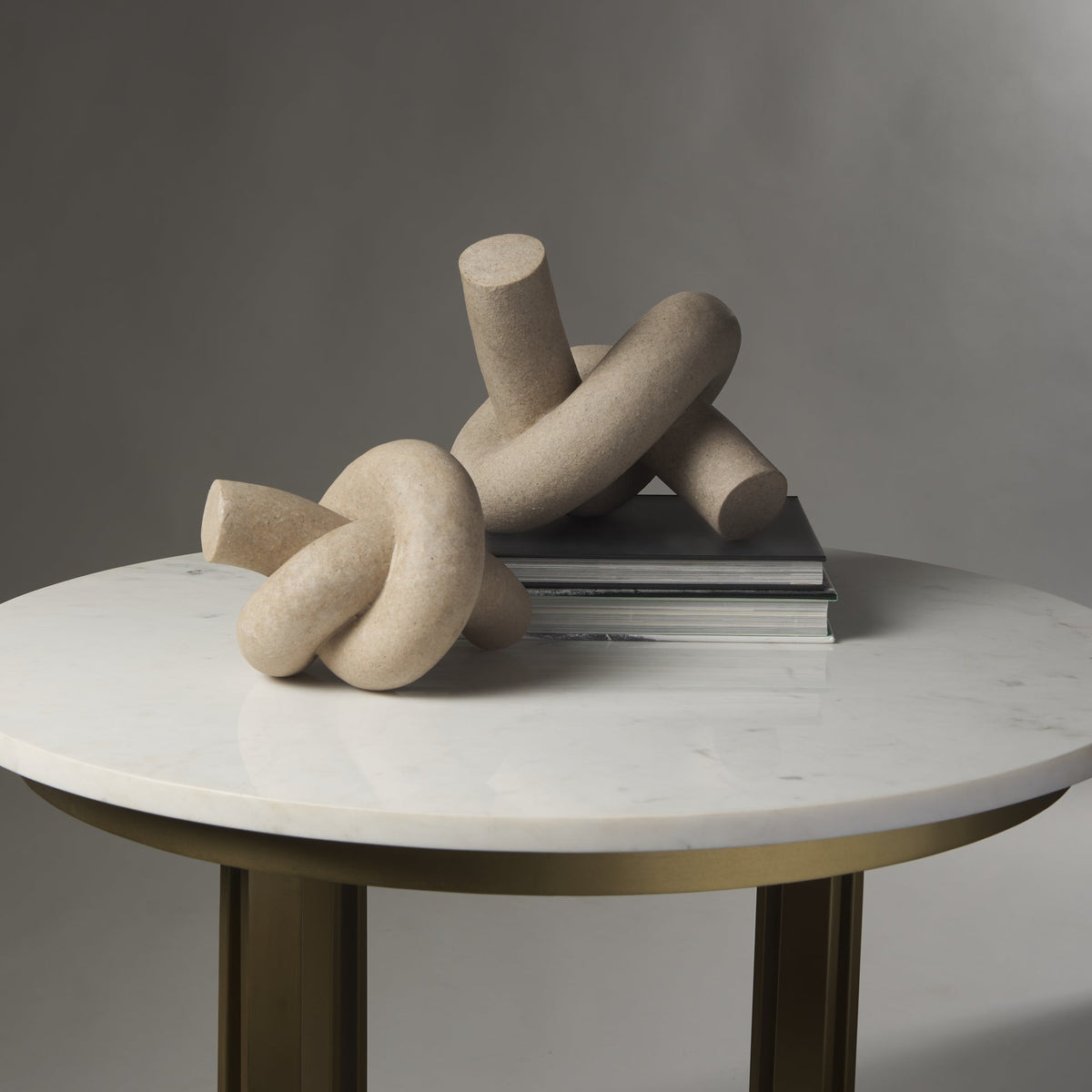 DecorSandstone Knot Sculpture - 2 Sizes - Dekor Butik