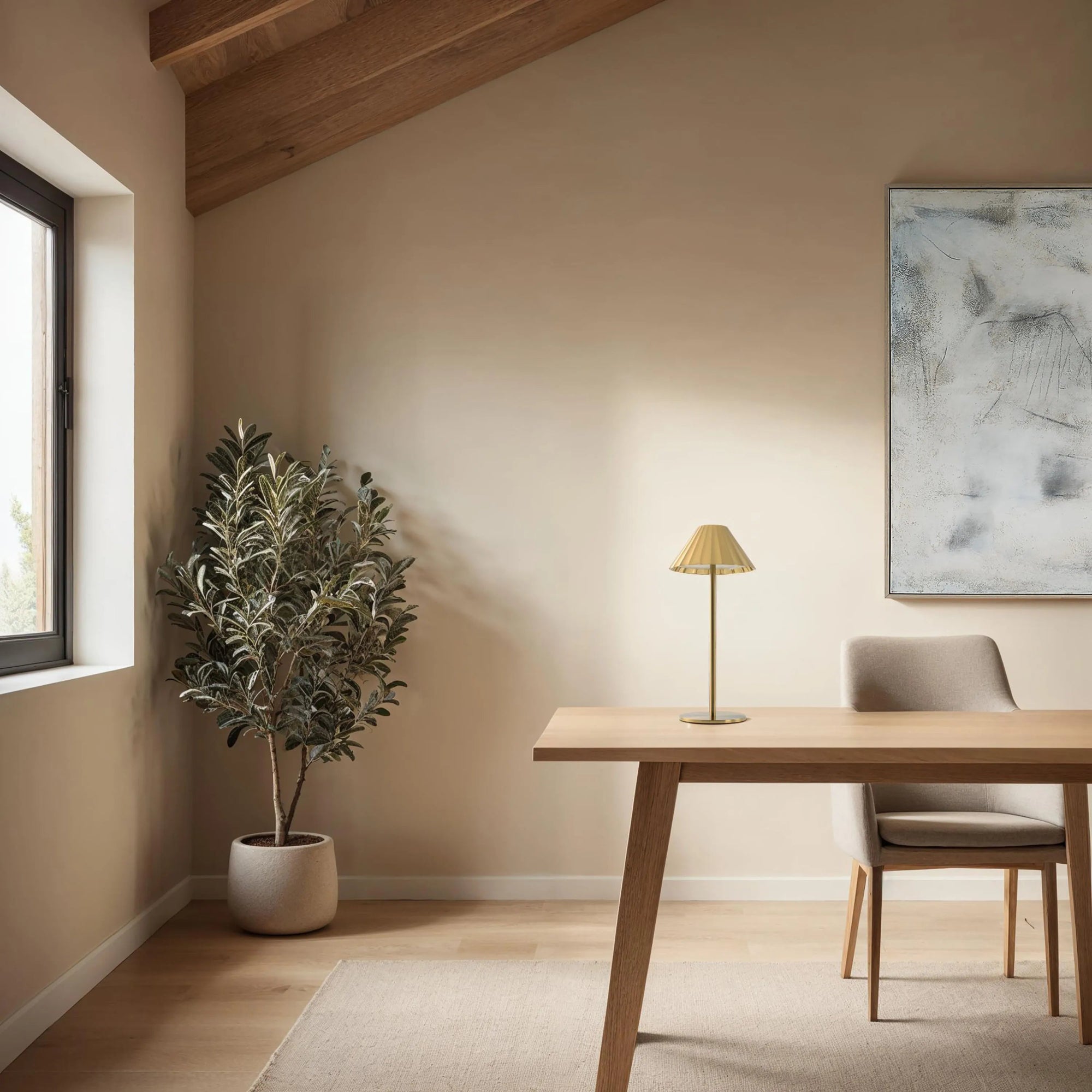 ChandelierScalloped Led Cordless Lamp - Dekor Butik