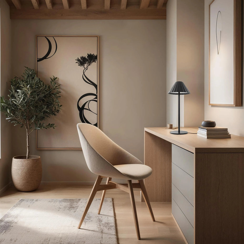 ChandelierScalloped Led Cordless Lamp - Dekor Butik