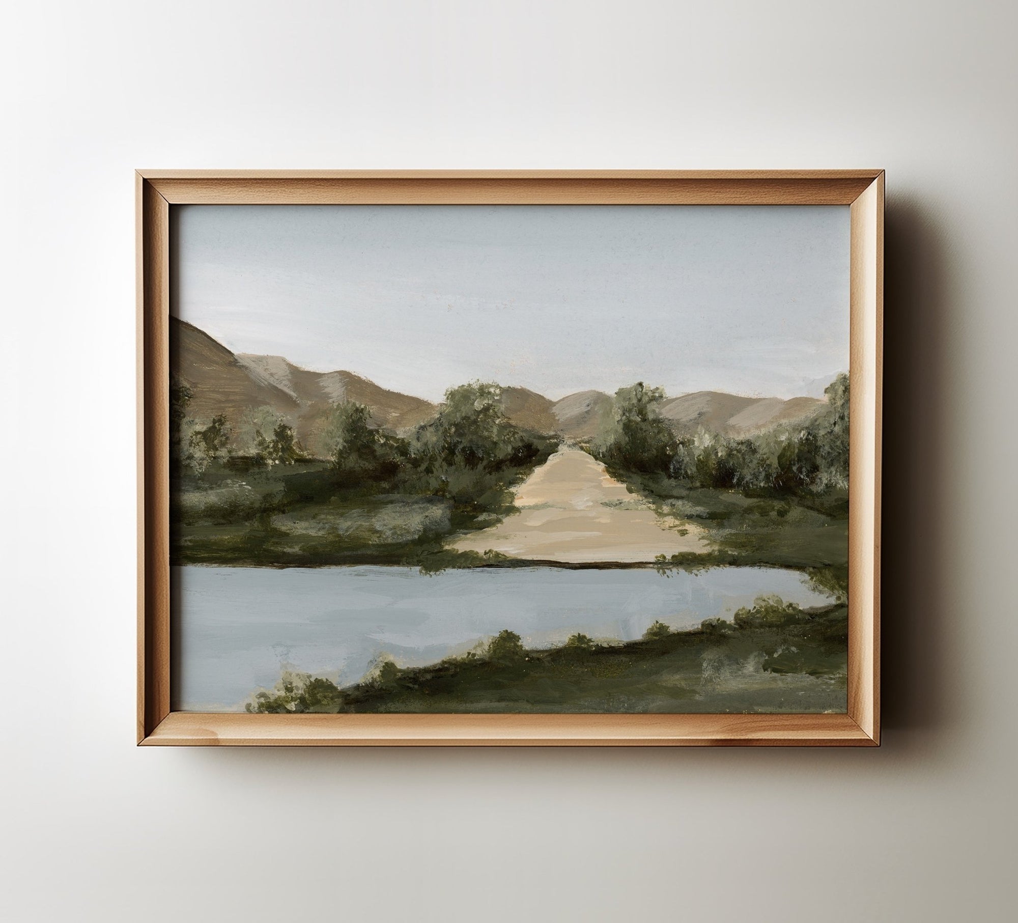 Home DecorSerene Mountains | Landscape Art Print | Road Trip Series | RT114 - Dekor Butik