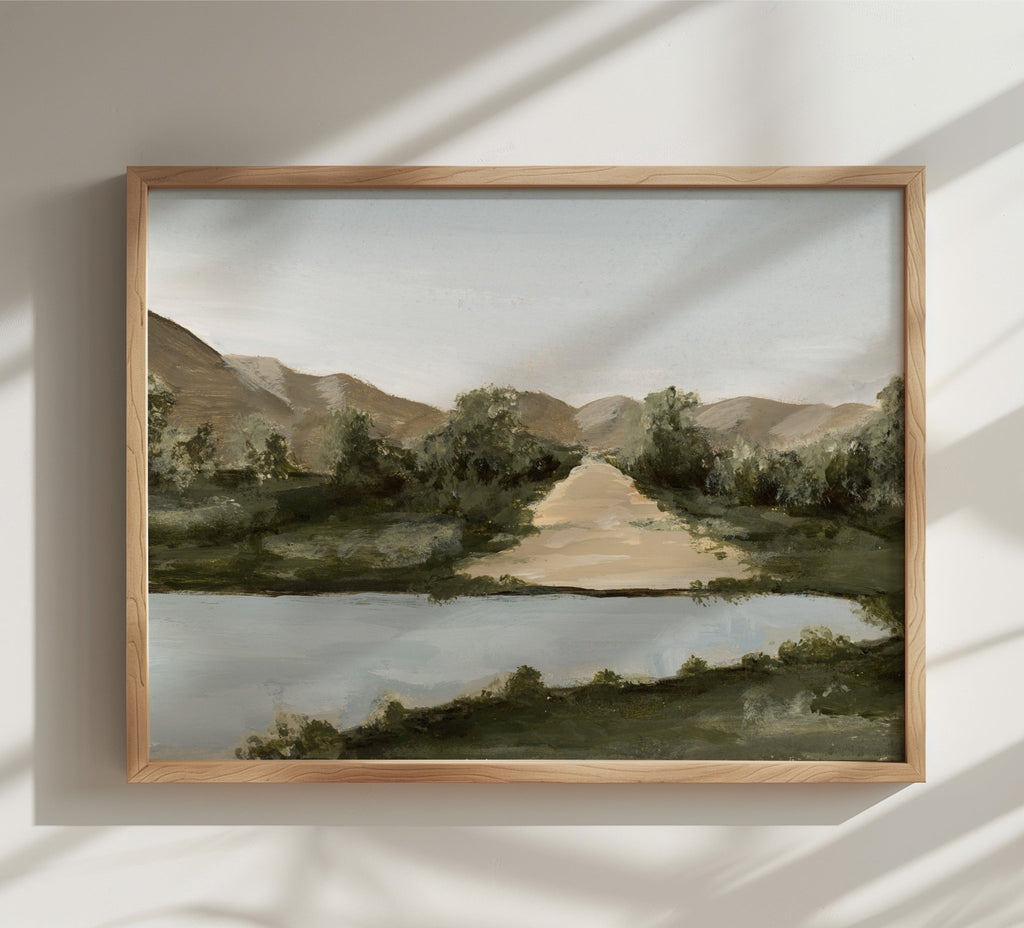 Home DecorSerene Mountains | Landscape Art Print | Road Trip Series | RT114 - Dekor Butik