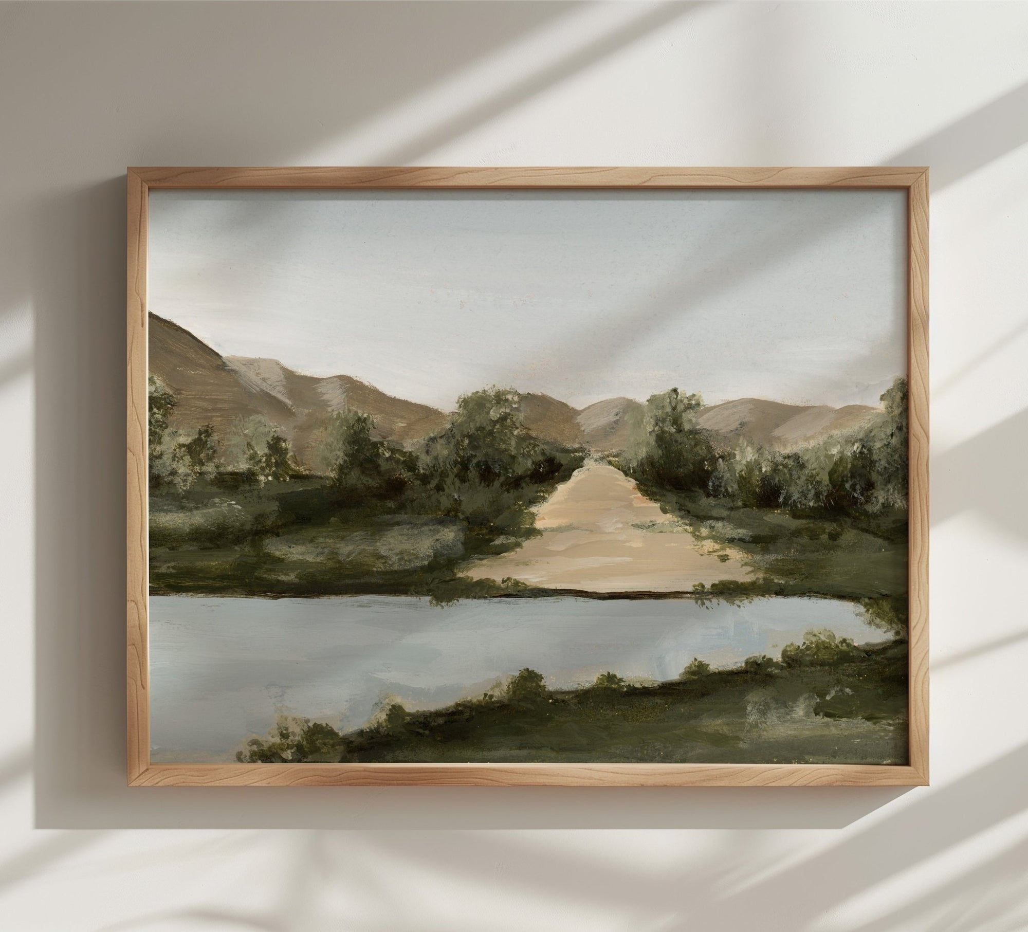Home DecorSerene Mountains | Landscape Art Print | Road Trip Series | RT114 - Dekor Butik