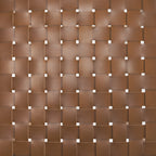 Shane Brown Wood w/ Woven Brown Leather Dining Armchair - Dekor Butik