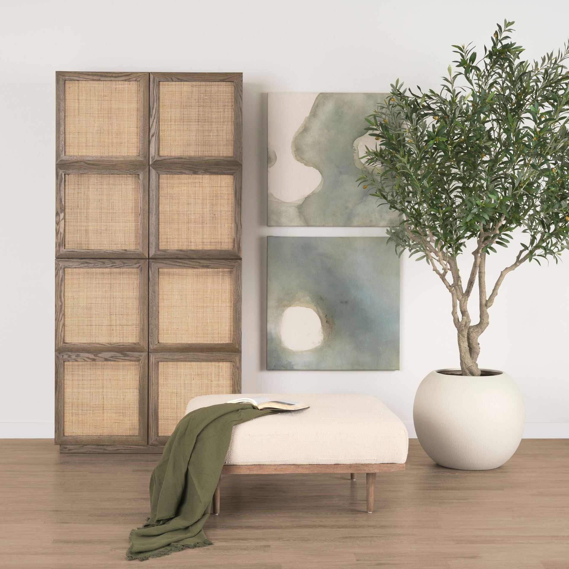 FurnitureSina Curio Cabinet - Dekor Butik