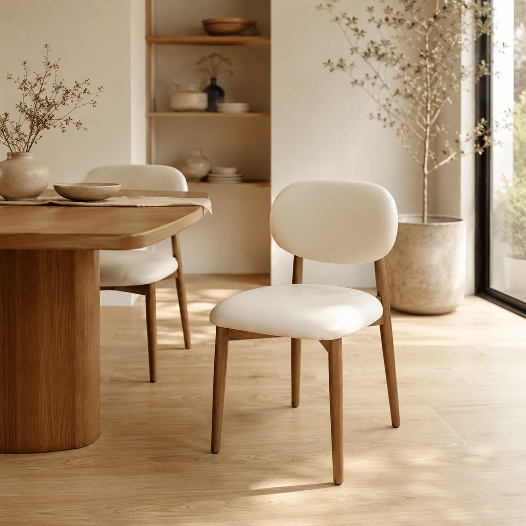 Dining ChairSkat Genuine Leather Dining Chair - Dekor Butik