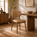 Dining ChairSkat Genuine Leather Dining Chair - Dekor Butik