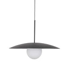 SLATE Mid - Century Modern Wide Dome Pendant Light for Kitchen Island & Dining Table - Dekor Butik