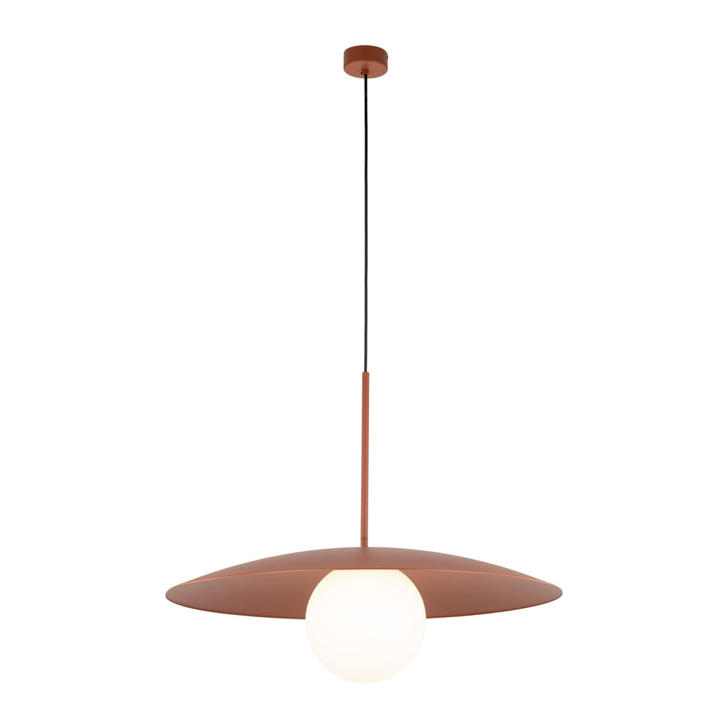 SLATE Mid - Century Modern Wide Dome Pendant Light for Kitchen Island & Dining Table - Dekor Butik