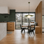 SLATE Mid - Century Modern Wide Dome Pendant Light for Kitchen Island & Dining Table - Dekor Butik