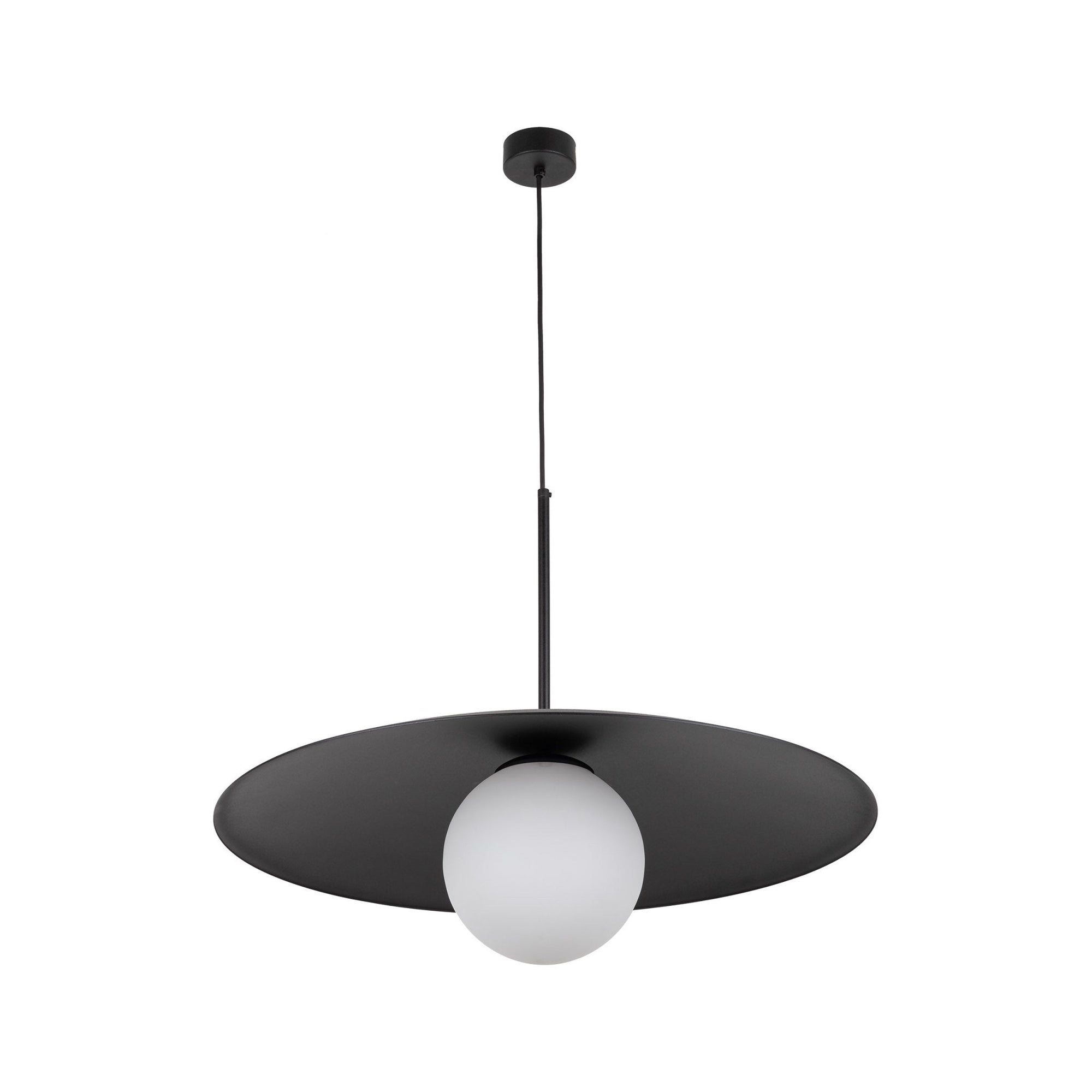 SLATE Mid - Century Modern Wide Dome Pendant Light for Kitchen Island & Dining Table - Dekor Butik