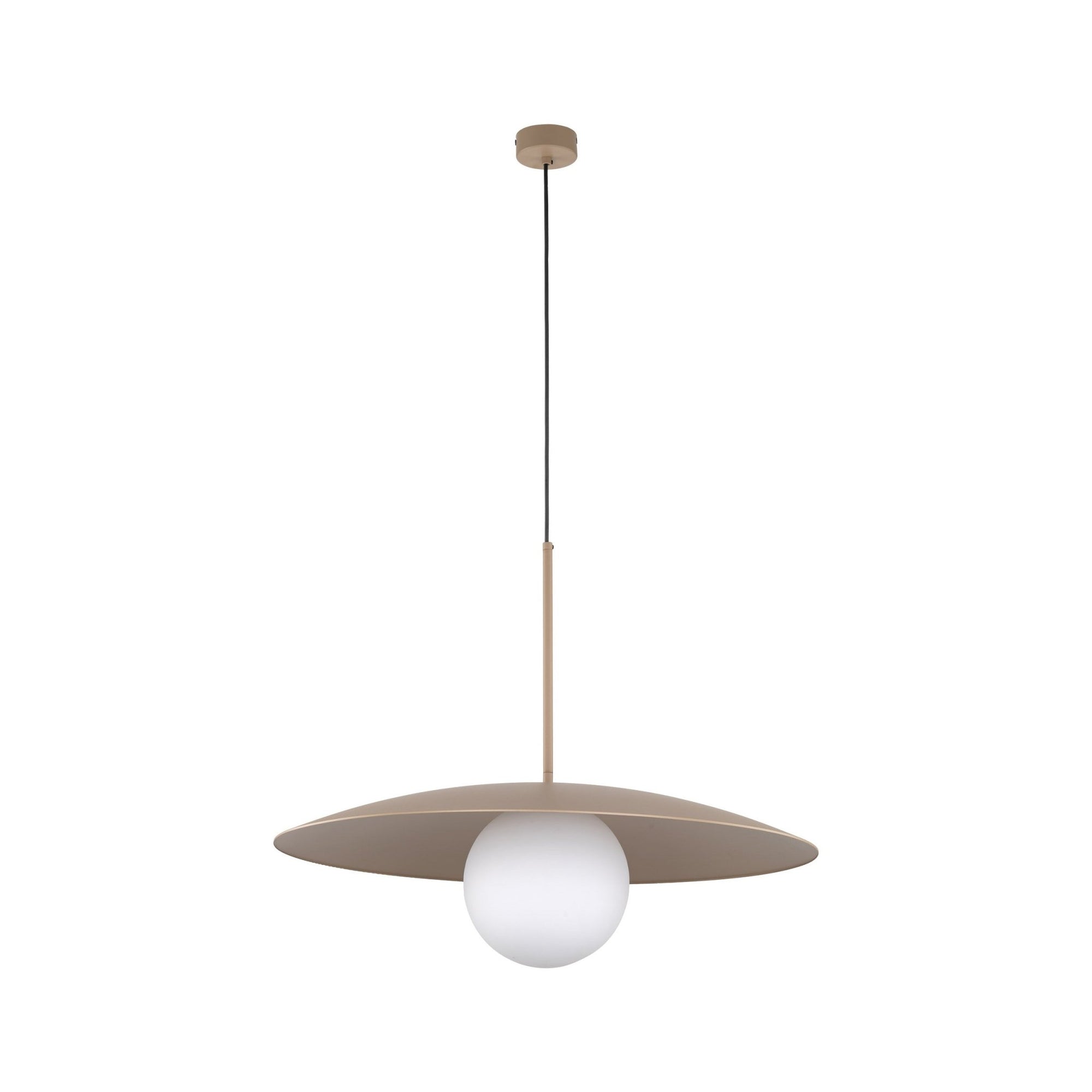SLATE Mid - Century Modern Wide Dome Pendant Light for Kitchen Island & Dining Table - Dekor Butik