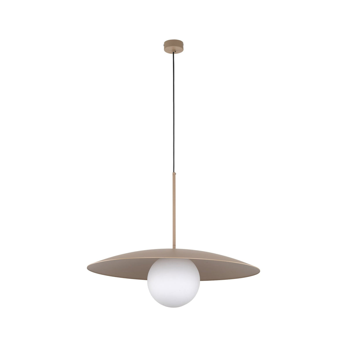 SLATE Mid - Century Modern Wide Dome Pendant Light for Kitchen Island & Dining Table - Dekor Butik