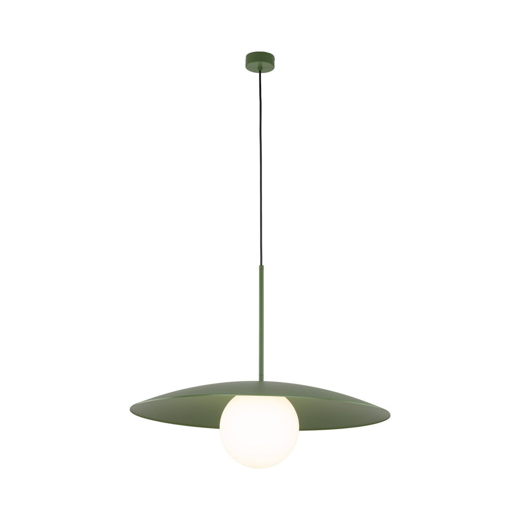 SLATE Mid - Century Modern Wide Dome Pendant Light for Kitchen Island & Dining Table - Dekor Butik