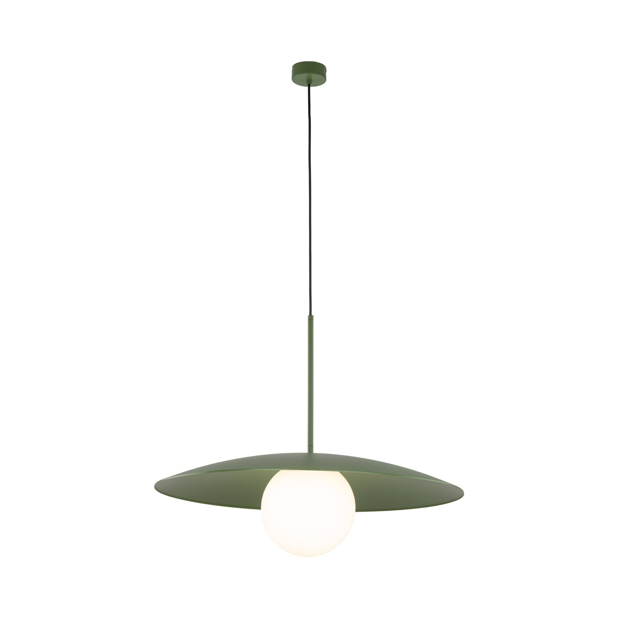 SLATE Mid - Century Modern Wide Dome Pendant Light for Kitchen Island & Dining Table - Dekor Butik