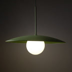 SLATE Mid - Century Modern Wide Dome Pendant Light for Kitchen Island & Dining Table - Dekor Butik