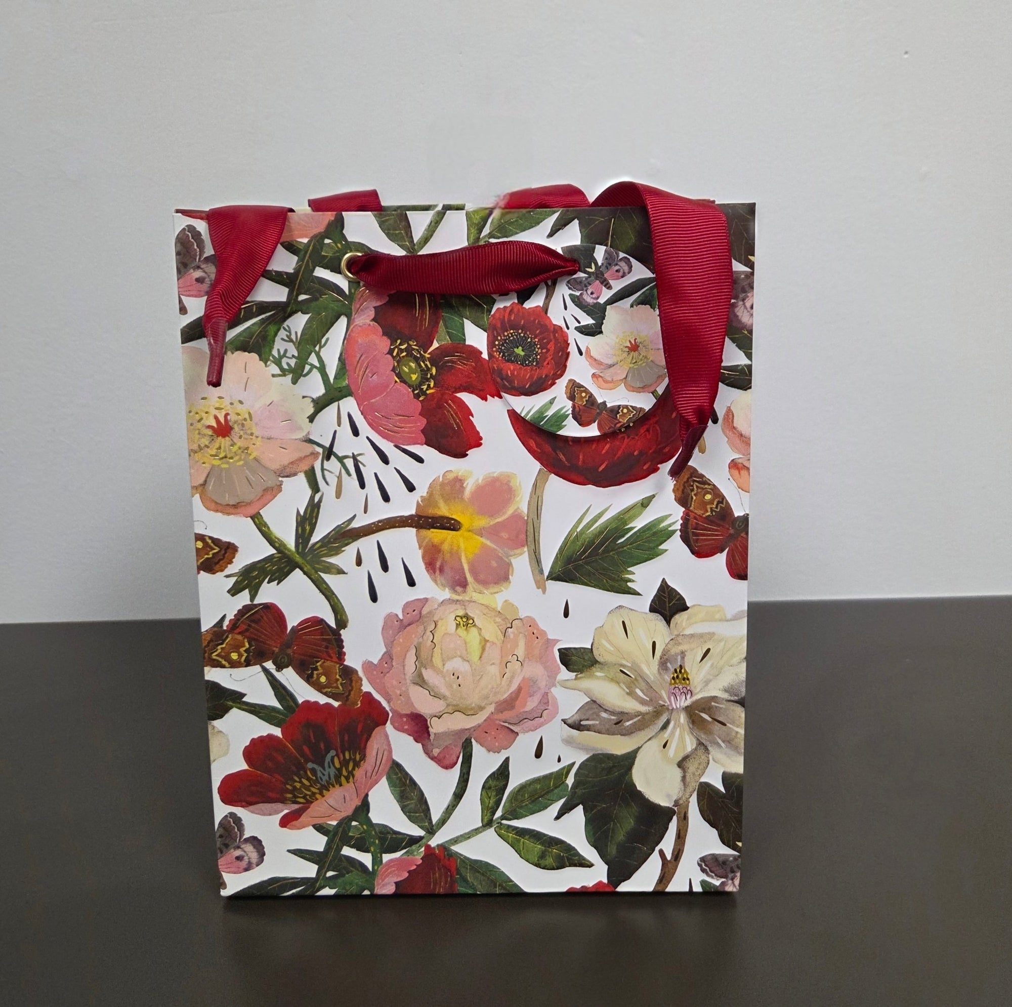 StationerySmall Gift Bag - Peonies - Dekor Butik