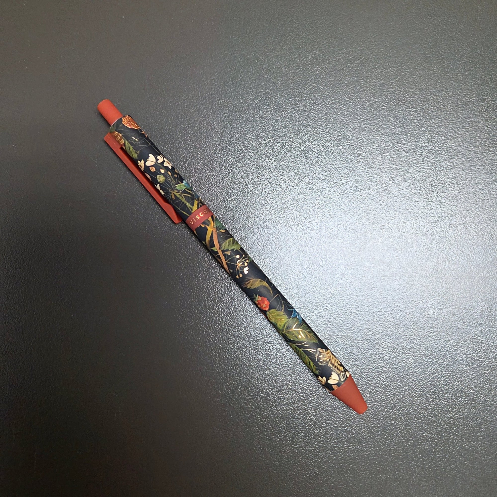StationerySoft Touch Click Ballpoint Pen - Floral - Black Ink - Dekor Butik