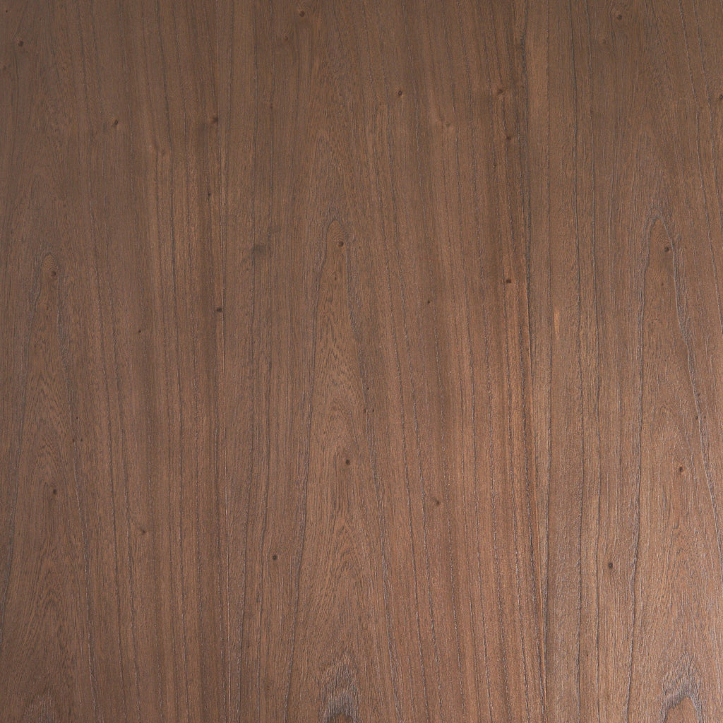 Sohan Dark Brown Elm Wood Oblong Desk - Dekor Butik