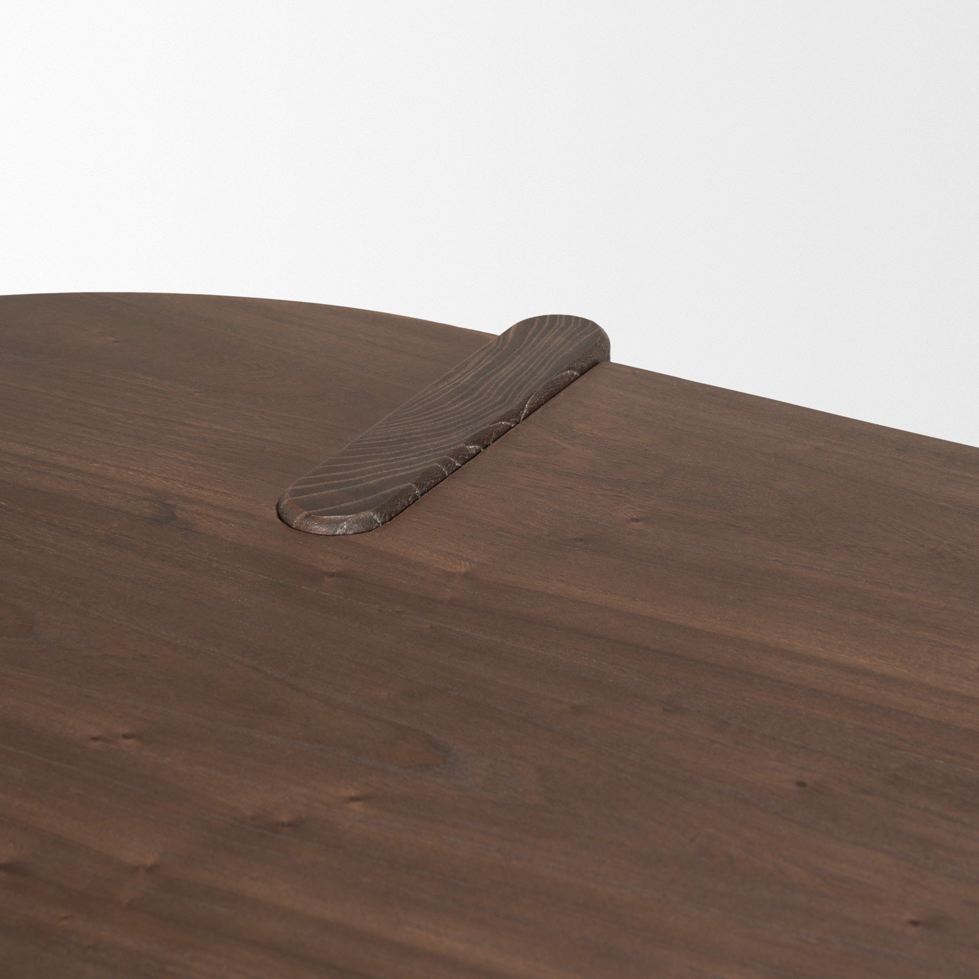 Sohan Dark Brown Elm Wood Oblong Desk - Dekor Butik