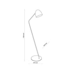 Floor LampsSOHO Black Modern Minimalist Floor Lamp for Living Room & Reading Nook - Dekor Butik