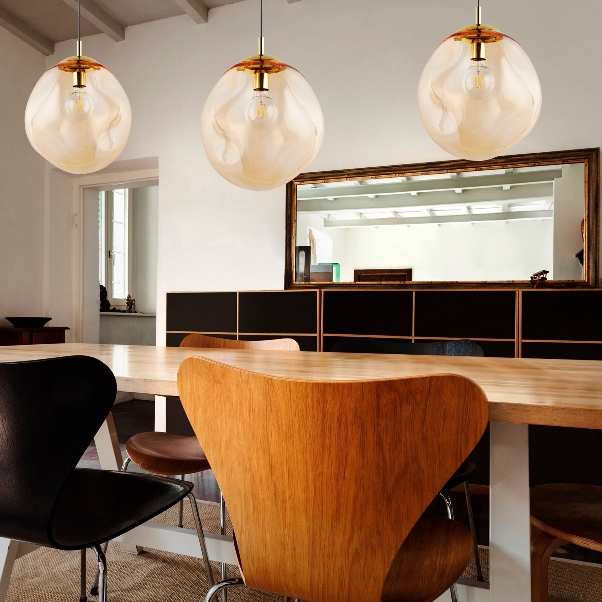 SOL Large Glass Pendant Light - Dekor Butik